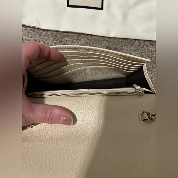 Authentic Gucci Interlocking G Chain Wallet - Picture 7 of 12